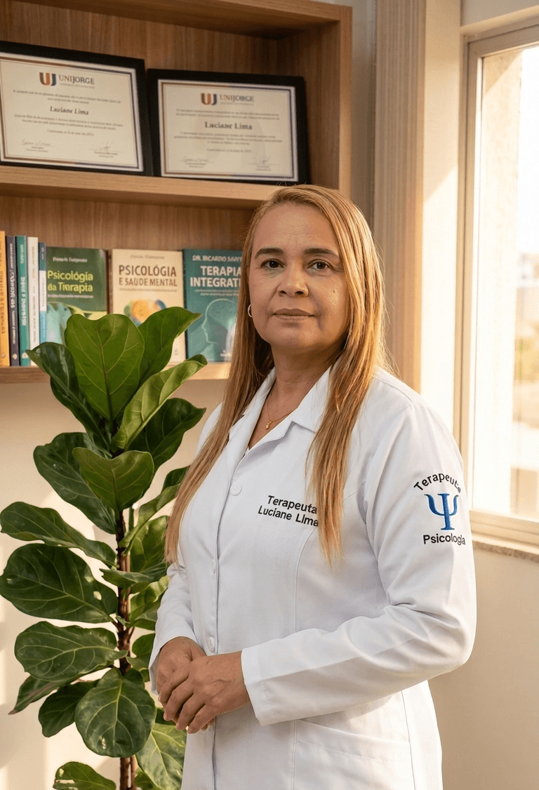 Retrato de Luciane Lima, Terapeuta TRG Master